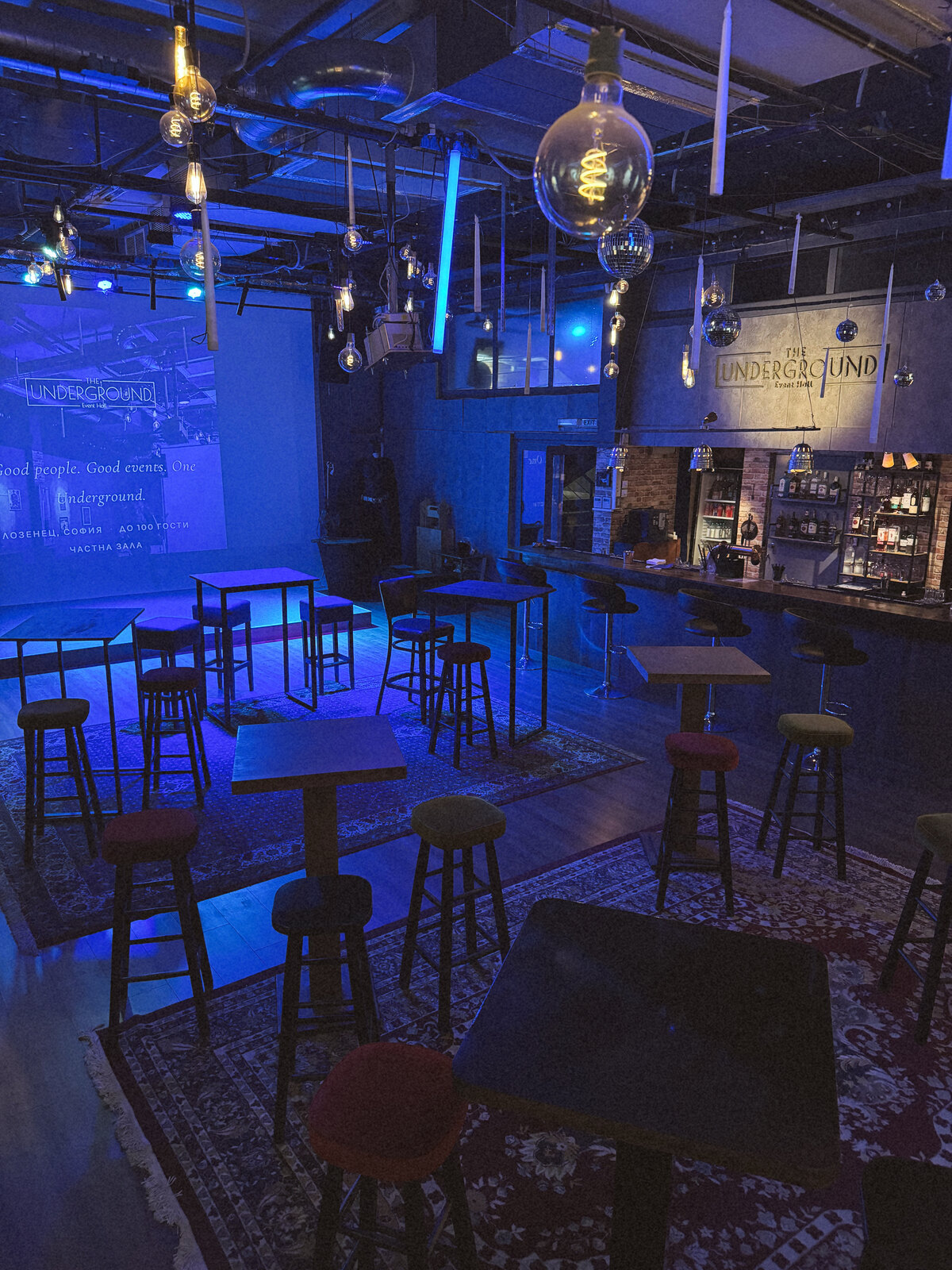 Основна зала в The Underground Event Hall